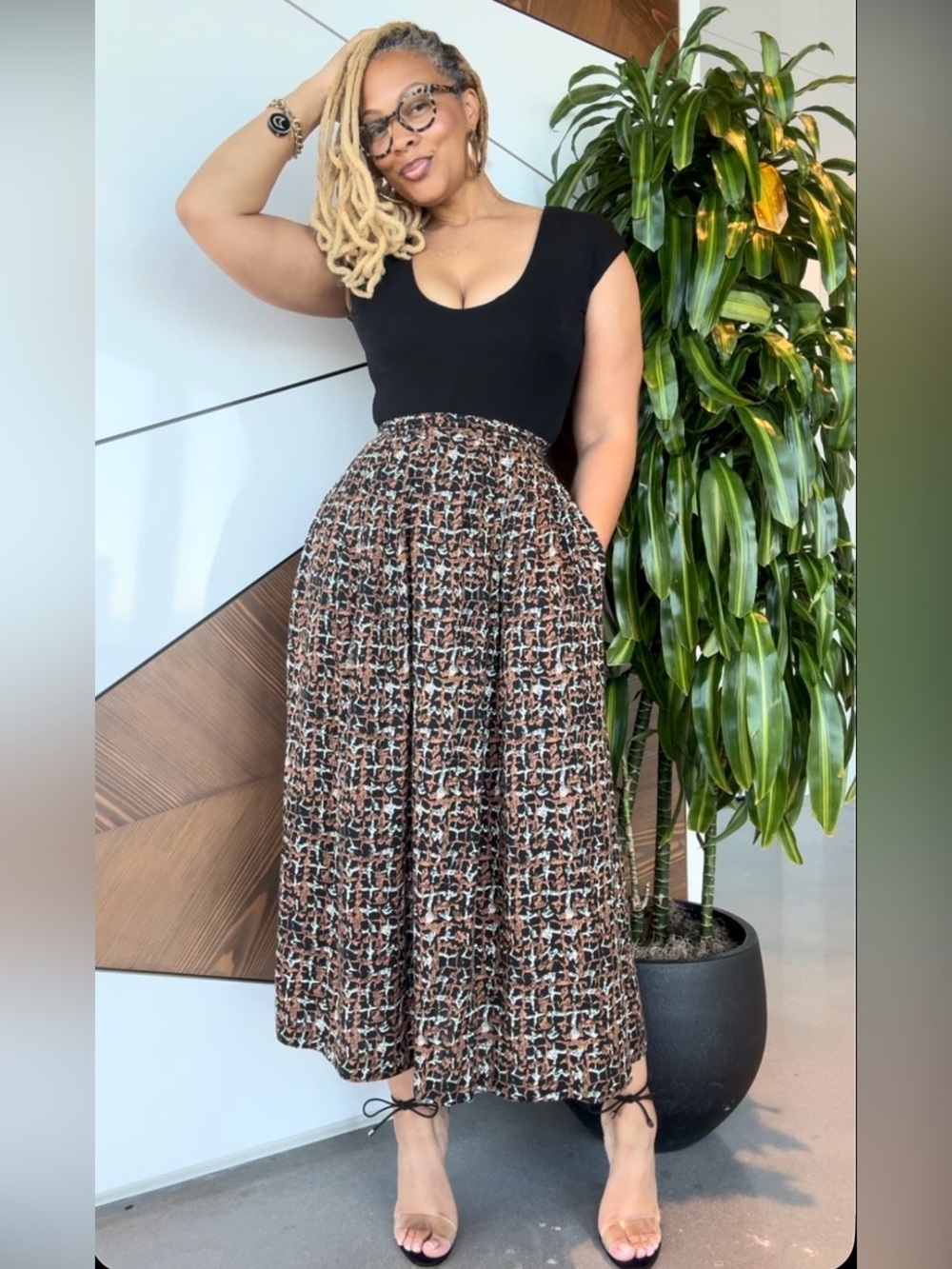VINTAGE STATEMENT MAXI SKIRT